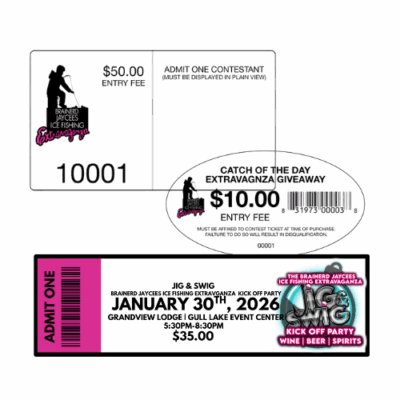 1 CONTEST TICKET + 1 COD TICKET + 1 KICKOFF PARTY TICKETS